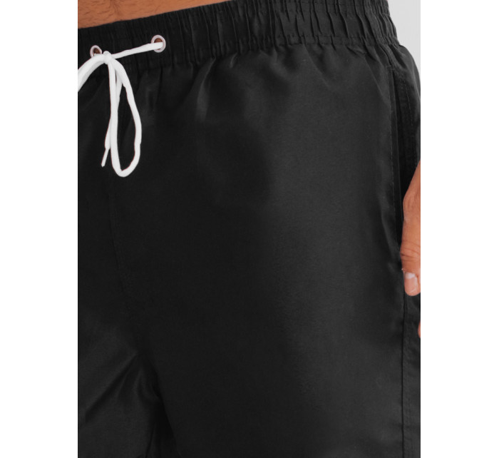 Černé pánské koupací šortky Dstreet SX2346