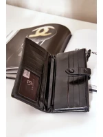 Dámská peněženka z eko kůže černá Irinda