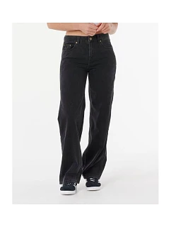 Kalhoty RIP CURL AGGIE RELAXED JEANS, černé