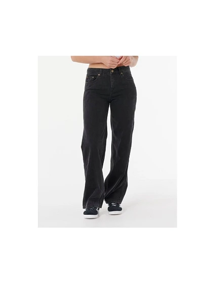Kalhoty RIP CURL AGGIE RELAXED JEANS, černé