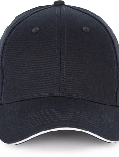 K-up KP 185 6 panelová sandwich kšiltovka 20.0185 navy/white