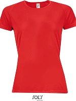 SOL'S Sporty Women Dámské raglánové sportovní tričko 25.1159 red