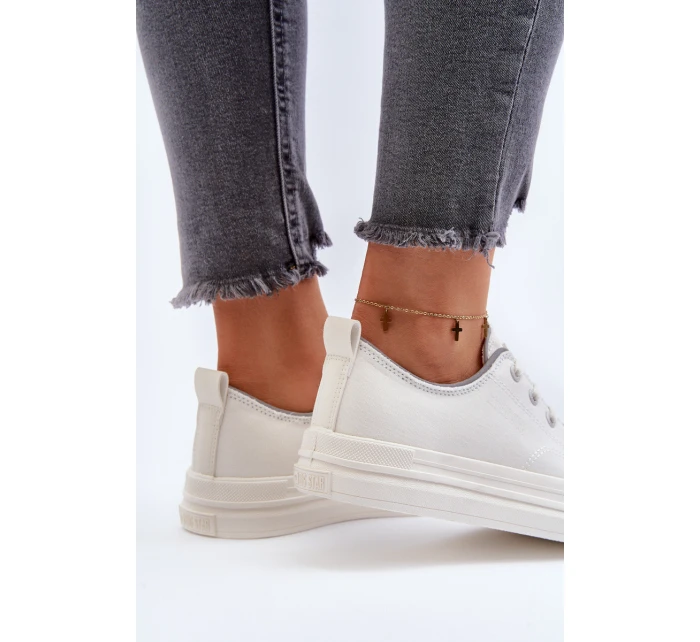 Dámské tenisky s platformou Big Star LL274A177 bílé Dámské tenisky s platformou Big Star LL274A177 bílé