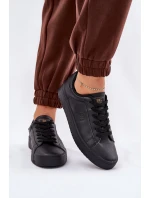 Nízké Dámské Tenisky Z Eko Kůže Big Star NN274576 Černé Nízké Dámské Tenisky Z Eko Kůže Big Star NN274576 Černé