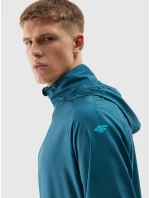 Pánská běžecká bunda Ultralight 4F - mořská zelená Pánská běžecká bunda Ultralight 4F - mořská zelená