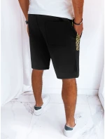 Pánské černé teplákové šortky Dstreet SX2260 Pánské černé teplákové šortky Dstreet SX2260