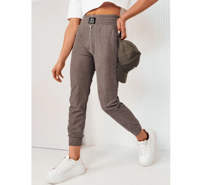 Dámské tepláky DERCY šedé FashionStreet UY2044