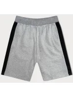 Světle šedé pánské sportovní kraťasy model 18619866 - J.STYLE Světle šedé pánské sportovní kraťasy model 18619866 - J.STYLE