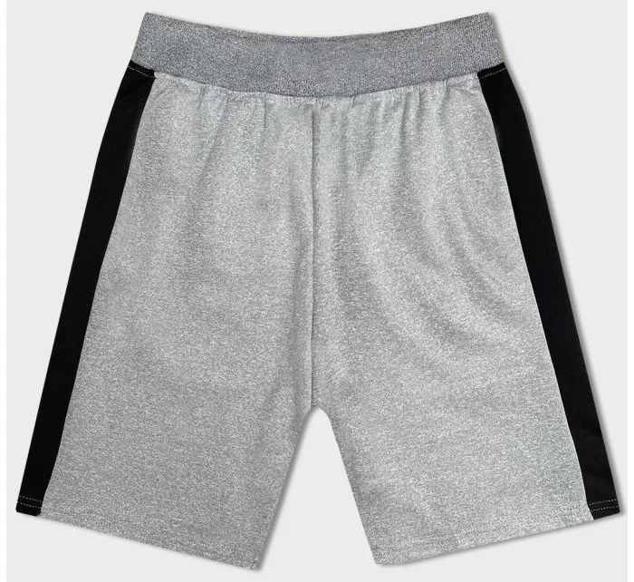 Světle šedé pánské sportovní kraťasy model 18619866 - J.STYLE Světle šedé pánské sportovní kraťasy model 18619866 - J.STYLE