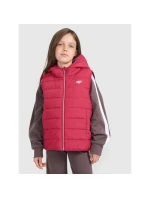 Dívčí rukávy bez rukávů se syntetickou výplní 4F 4FJRAW25TVJAF322-54S