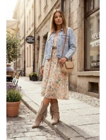 Kovbojky s třásněmi na klínu Béžové Pireya