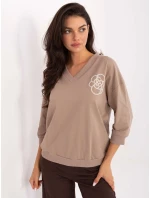 Bluzka RV BZ A891.21P ciemny bezowy
