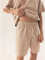 Pánské pyžamo Core 42604  02X Béžová vzor - Henderson