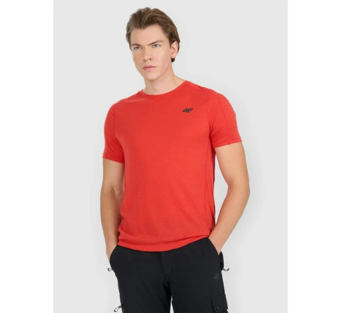 Pánské trekingové tričko z merino vlny model 21817043 - 4F Pánské trekingové tričko z merino vlny model 21817043 - 4F