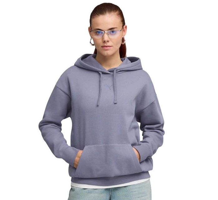 Dámská mikina Puma ESS Centered Cat Logo Relaxed Hoodie purple 692917 65