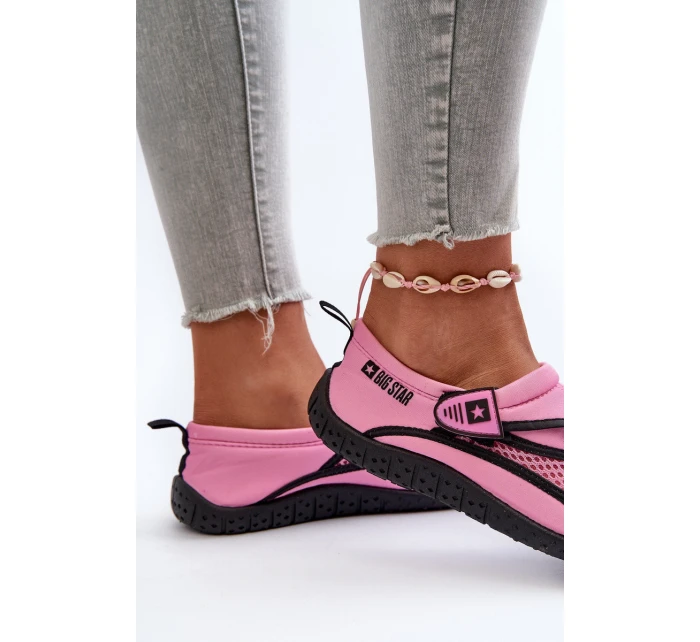 Dámská obuv do vody růžová Big Star NN274A804 Dámská obuv do vody růžová Big Star NN274A804