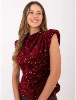 Bluzka IT BZ model 21441286 bordowy - FPrice