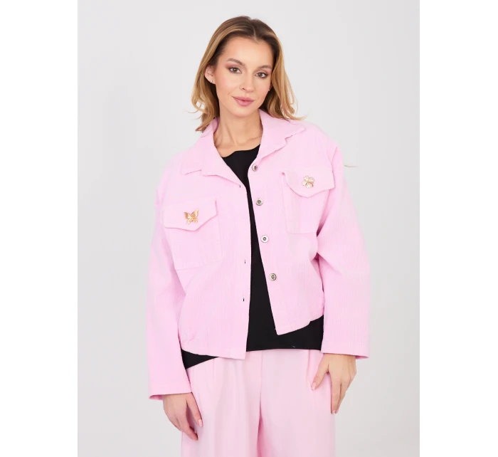 IT KR bunda FL10163.10 světle růžová