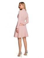 šaty s límečkem  růžové  model 18435364 - Makover