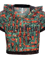 Dámské beach tričko KW0KW00416 zelené - Calvin Klein