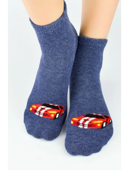 CHLAPECKÉ BAVLNĚNÉ PONOŽKY SE SILIKONEM SB009 CHLAPECKÉ BAVLNĚNÉ PONOŽKY SE SILIKONEM SB009