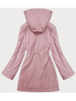 Tenká růžová bunda s kapucí S'West (B8236-81)