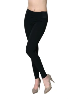 Dámské legíny Leggins long plus blue - ITALIAN FASHION