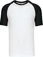 Kariban K 330 Baseballové tričko 20.K330 white/black