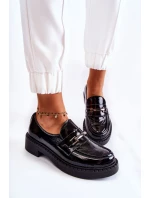 Lakované Boty Se  Černý model 21593214 - Boto