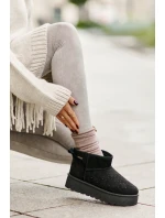 Sněhule se zdobením na platformě Big Star model 21676183 černé - Big Star Shoes