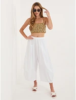 Spodnie IT SP model 22102513 biały - FPrice Spodnie IT SP model 22102513 biały - FPrice