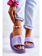 Dámské módní pantofle Big Star - světle fialové Dámské módní pantofle Big Star - světle fialové