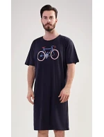 Pánská noční košile s krátkým rukávem Bike