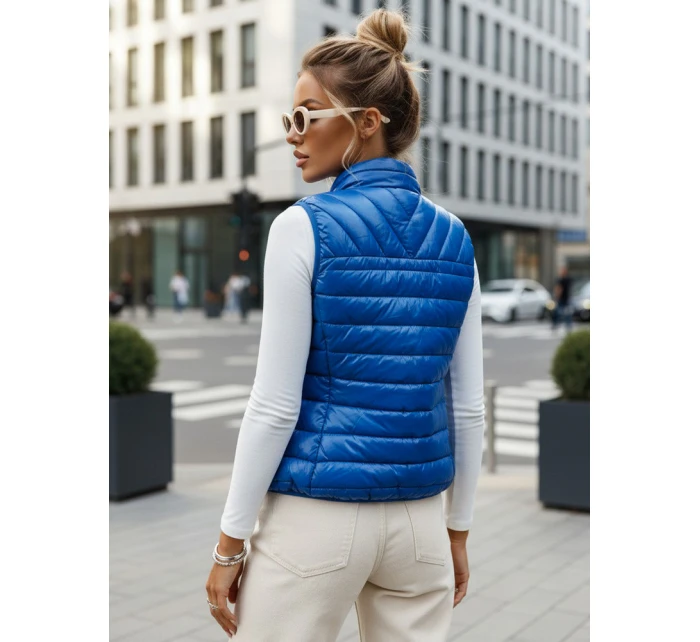 Kamizelka damska WIANO niebieska FashionStreet TY3550