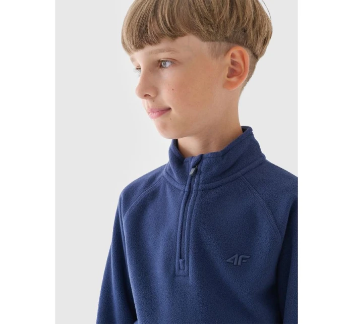 Chlapecké termoprádlo z fleecu (top) 4F Junior 4FJWAW24UFLEM050-31S Chlapecké termoprádlo z fleecu (top) 4F Junior 4FJWAW24UFLEM050-31S