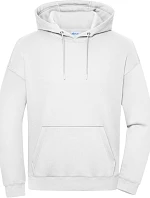 Daiber 8052 Těžká unisex mikina s kapucí 02.8052 white