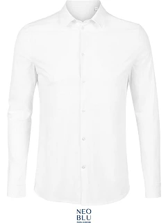 NEOBLU Balthazar Men Košile s dlouhým rukávem 24.3198 optic white