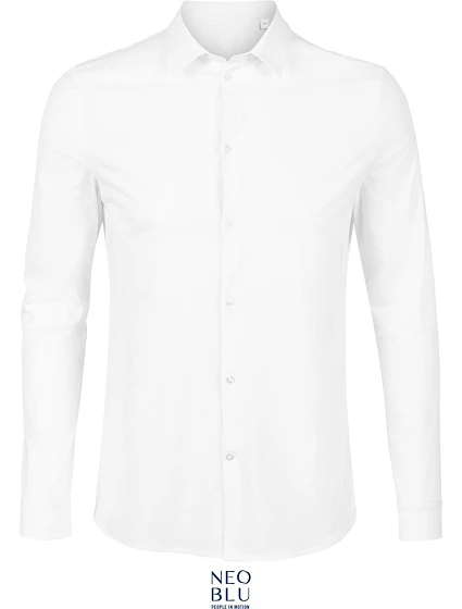NEOBLU Balthazar Men Košile s dlouhým rukávem 24.3198 optic white NEOBLU Balthazar Men Košile s dlouhým rukávem 24.3198 optic white