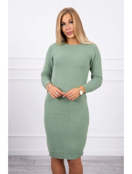 Svetr Šaty pruhované tmavě mátové Svetr Šaty pruhované tmavě mátové