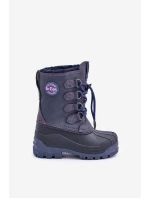 Vysoké Teplé Dětské Sněhule Se Stahováním Modré Lee Cooper LCJ-24-44-2843K