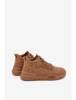 Pánské tenisky Big Star SS174281 HI-POLY SYSTEM Světle hnědé