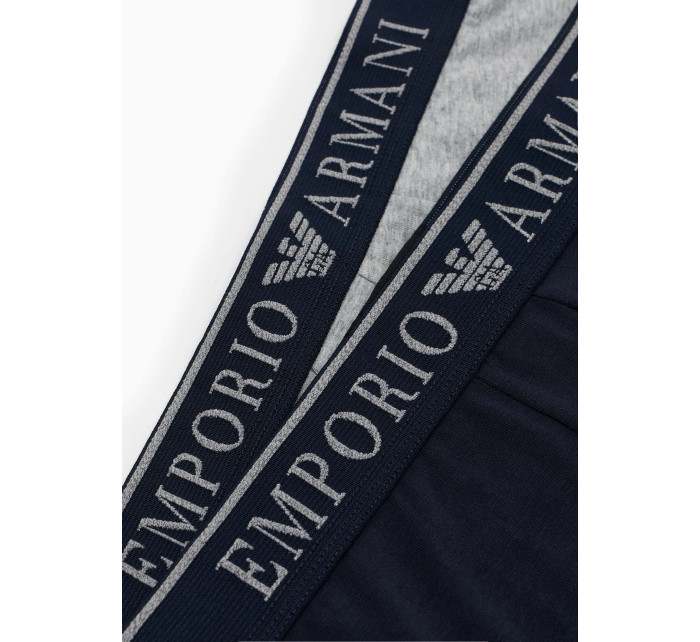 Pánské boxerky 2PACK   modré  model 19009215 - Emporio Armani