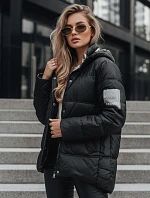 HIMES dámská prošívaná bunda černá FashionStreet TY4245