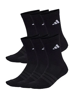 Adidas Cushioned Crew 6 párů ponožek černé KE5499