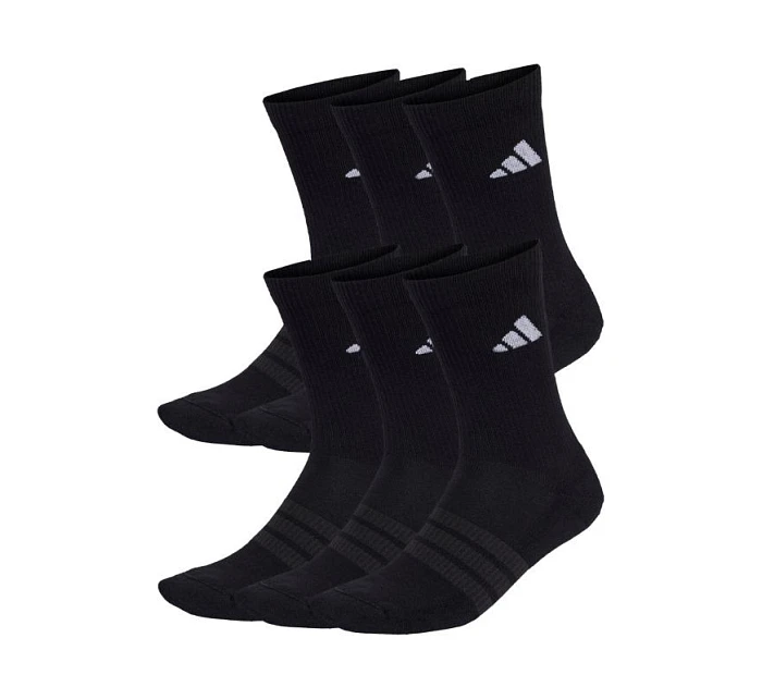 Adidas Cushioned Crew 6 párů ponožek černé KE5499 Adidas Cushioned Crew 6 párů ponožek černé KE5499
