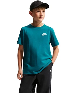 Dětské tričko Nike Sportswear, zelené, FZ5177 372