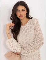 Sukienka IT SK model 21807964 jasny beżowy - FPrice Sukienka IT SK model 21807964 jasny beżowy - FPrice