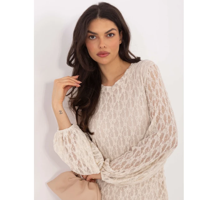 Sukienka IT SK model 21807964 jasny beżowy - FPrice Sukienka IT SK model 21807964 jasny beżowy - FPrice