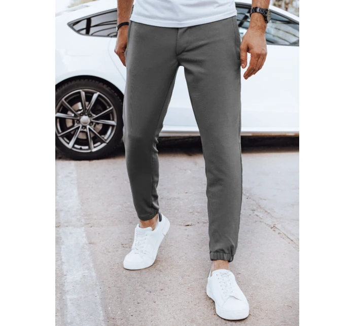 Pánské tmavě šedé kalhoty FashionStreet jogger UX4265