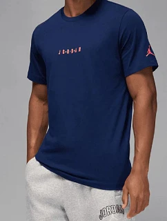 Pánské sportovní tričko Air Jordan Jumpman Air tmavě modré – model 22292220